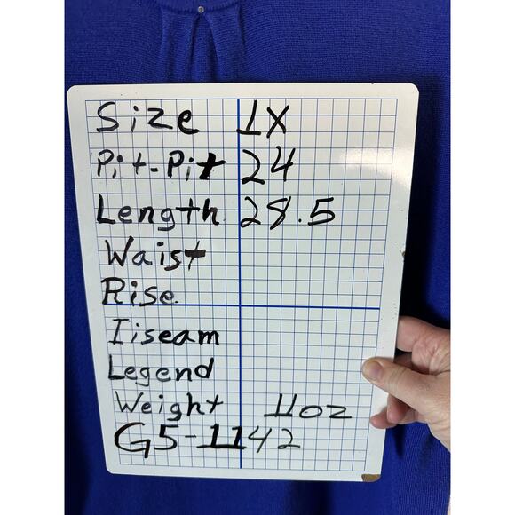 Designers originals women’s lightweight sweater blue 3/4 length sleeve plus size - Picture 9 of 9